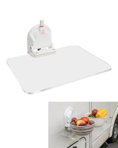 SUPAREE Nástenný skladací stôl pre obytné vozidlá, 40 * 28,5 cm, Externý závesný stôl pre obytné vozidlá,