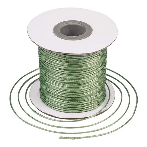 Craftdady 78 m/role 1 mm korejská voskovaná polyesterová šňůra makramé na výrobu pletených šperků,