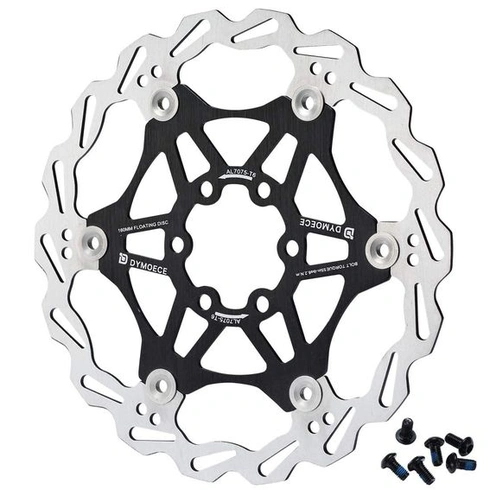 Plávajúci brzdový kotúč na bicykel 160mm/180mm so 6 skrutkami pre horské a cestné bicykle,