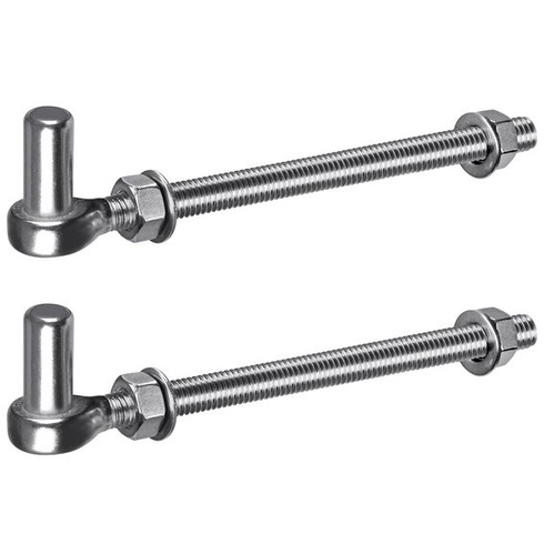 Záves bránky Insaga M12x 254mm s J-skrutkou, záves stĺpika z nerezovej ocele 304 s vonkajším čapom 15,8