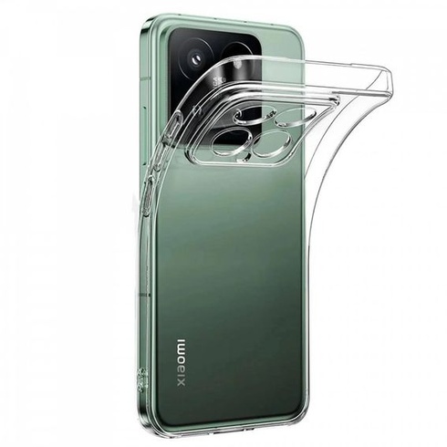 Průhledný silikonový kryt Oprimio pro Xiaomi 14T Pro [100% průhledný] [německý materiál] [ultra