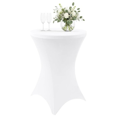 Homaxy Stretch potah na stání Ø 70-110 cm, bílý 110 cm (kulatý) bílý