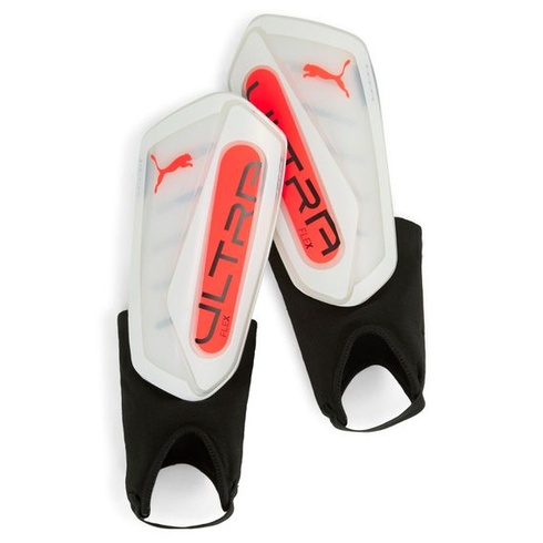 Chrániče holení PUMA Unisex Ultra Flex s ochranou kotníku M PUMA bílá-zářící červená