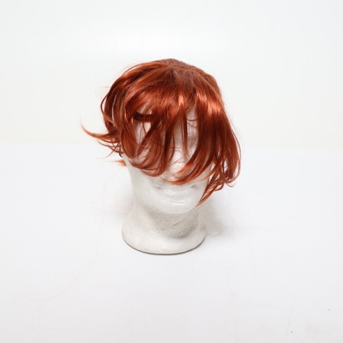 PORSMEER Red Ginger Shrek Fiona Parochňa Ultra dlhá ohnivo červená parochňa cosplay doplnok princezná