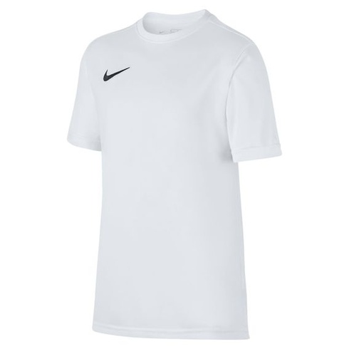 Unisexové detské tričko Nike Dri-fit Park 7, veľkosť XS, biela/čierna