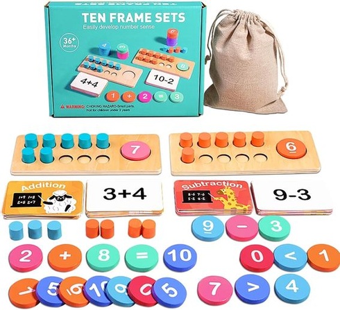 Vzdělávací hračky Dr. MUYA® Montessori pro děti od 2 do 6 let, vzdělávací hry pro děti od 5 let,