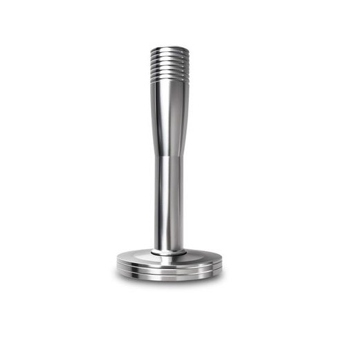 Pěchovač kávy, lis na kávovou sedlinu, lis na kávová zrna, chromovaný (40 mm)