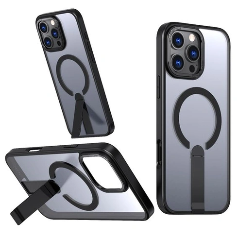 Puzdro WIFOR pre iPhone 16 Pro so stojanom, kompatibilný s MagSafe, vojenské triedy, nárazuvzdorné