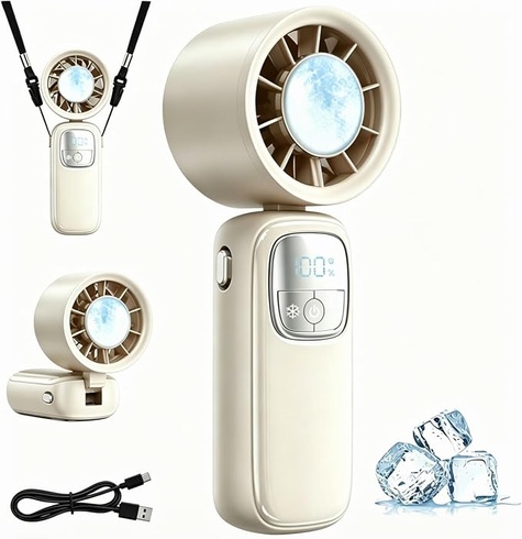 Přenosný ventilátor Audasi AD-720, bílý