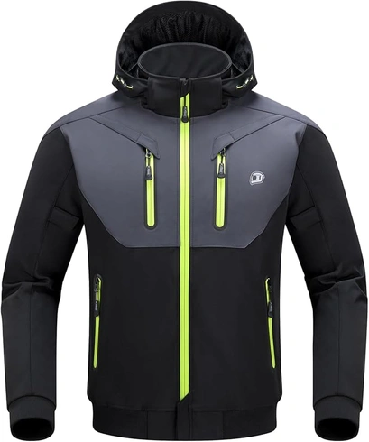 Pánska bunda BORLENI čiernavel. 2XL