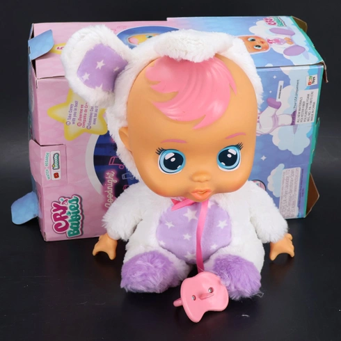 Panenka IMC Toys Cry babies 93140IM bílá