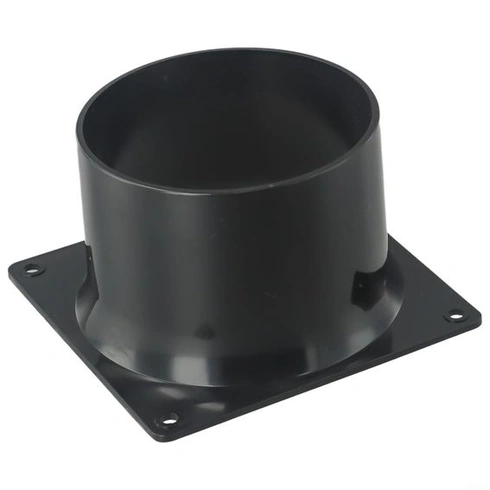Přírubová spojka potrubí 75–120 mm, spojka potrubí s přírubou – kulaté PVC větrací potrubí –