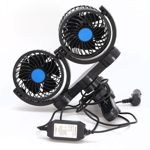 SUPAREE Elektrický ventilátor do auta 12V Letní chladicí vzduchový cirkulátor se změnou rychlosti