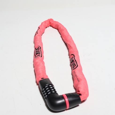 Zámok na bicykel Abus Tresor 6807C 110cm ružová