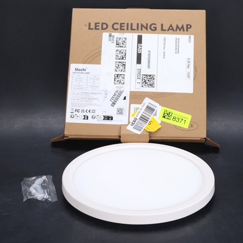 Stropné svietidlo Slochi, LED stropné svietidlo, ploché 18W, Ø22CM, 3 farby 3000K/4000K/6500K, IP44