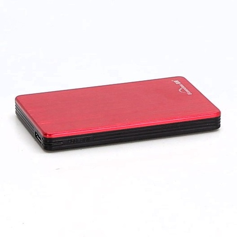 Přenosný externí pevný disk USB 3.0 6,3 cm (2,5 palce) pro PC, notebook, počítač (500 GB, červený)