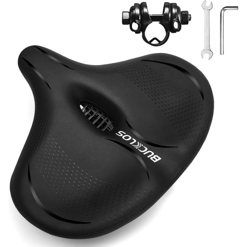 Sedlo na bicykel Bucklos čierna