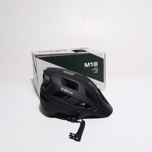 Cyklistická prilba Sena M1 EVO Smart Mountain Cycling Helma (matne čierna, M)