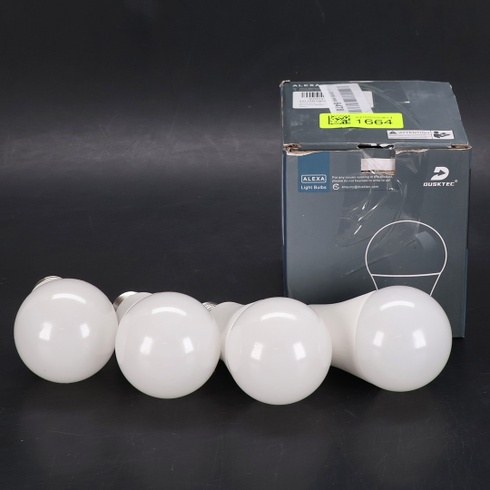 DUSKTEC Chytrá žárovka E27, LED lampa Alexa Teplá bílá a studená bílá 2700K-6000K Stmívatelná přes