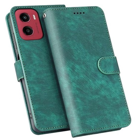 Flipové púzdro pre Motorola Moto E15/Moto G05, púzdro na telefón z umelej kože s magnetickým