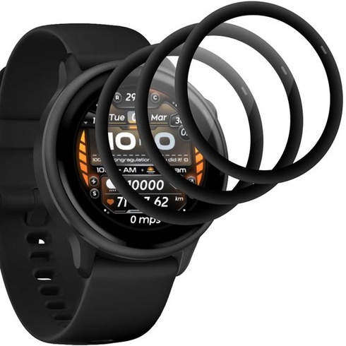 (3 kusy) Ochranná fólia z tvrdeného skla pre Garmin Vivoactive 6, tvrdosť 9H, nárazuvzdorná, bez