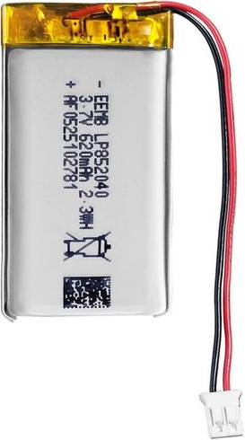 EEMB LiPo baterie, 3,7 V, 620 mAh, dobíjecí lithium-iontová baterie, Li-Polymerová baterie, 3,7 V,