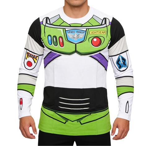 Buzz Lightyear biele dlhé rukávy tričko