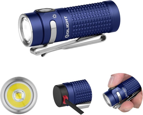 Kapesní svítilna Olight O-BATON4BL#-DI VC-DE