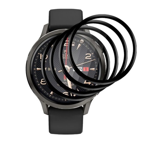 Ochranné tvrdené sklo Carantee pre Garmin Venu 4 45 mm, balenie 2 kusov TPU bez bublín a HD číreho