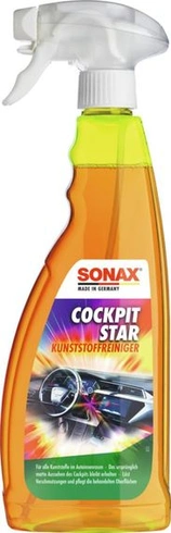 SONAX CockpitStar (750 ml) čistič kokpitu čistí a stará sa o všetky plastové diely v aute,