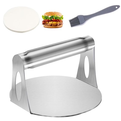 Lis na burgery z nerezové oceli 304, kulatý drtič burgerů o průměru 5,5 palce, barva 2