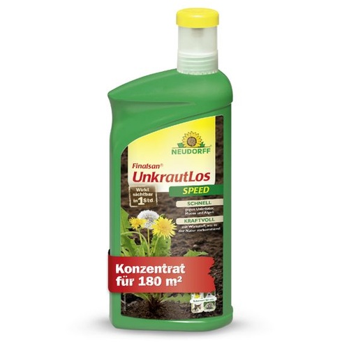 Neudorff Finalsan Weed-Free Speed ​​– Rýchlo pôsobiaci herbicíd proti burine, machu a riasam.