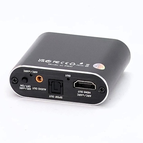 Avideo links HDMI audio extraktor, 4K @ 60Hz HDMI na optický Toslink SPDIF + 3,5 mm AUX stereo, HDMI