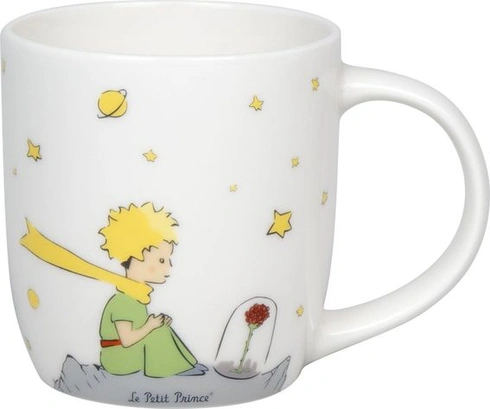 Hrnek z kostního porcelánu Knitz, vícebarevný, 200 ml, motiv: Malý princ