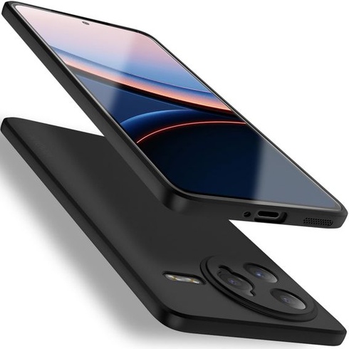 Púzdro X-level pre Xiaomi Poco F7 Ultra, tenké mäkké púzdro, čierne Poco F7 Ultra čierne