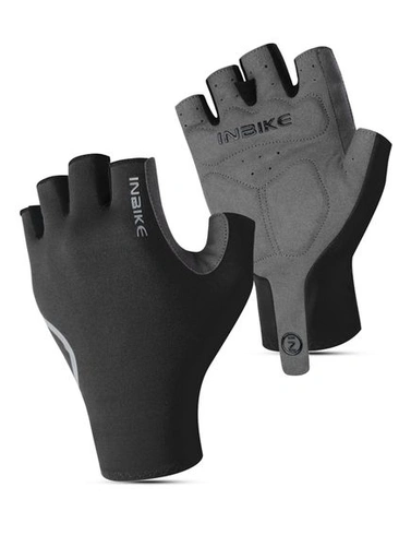 INBIKE Letné cyklistické rukavice, polprstové, priedušné, elastické, cestná cyklistika, 3mm SDR,