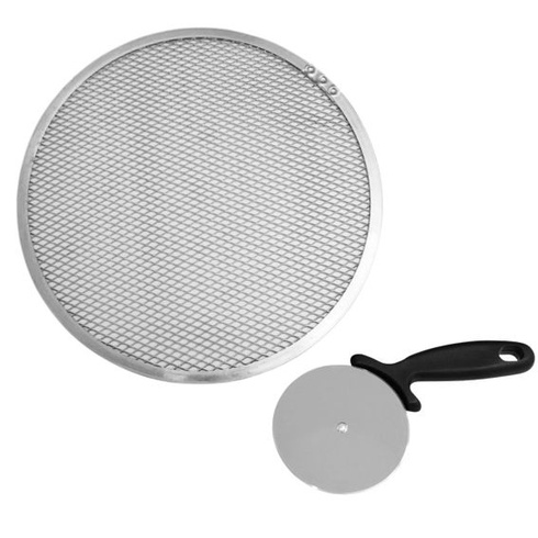 FMprofessional 9913550 Krájač pizze, perforovaný, pre mrazené plechy na pizzu, nerezová oceľ,