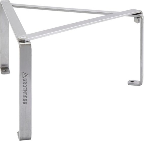 Groenberg Outdoor Cooking Rack Tjener Foot Cooking Fire Skladacia kempingová panvica z ocele,