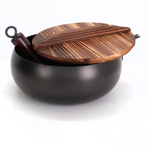 Wok panvica ZBIianxer s dreveným vekom, 24 cm