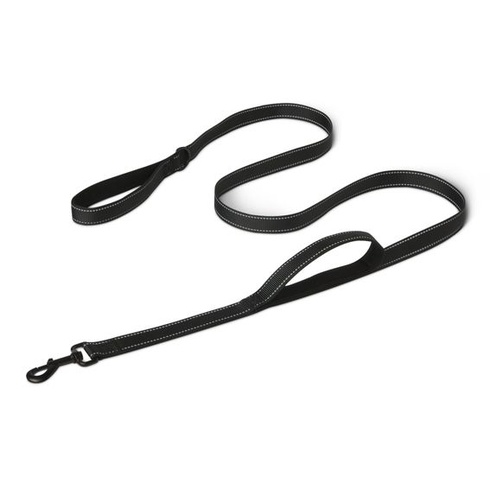 Vodítko pre psov Amazon Basics s dvoma polstrovanými slučkami a D-krúžkom, 1,8 m