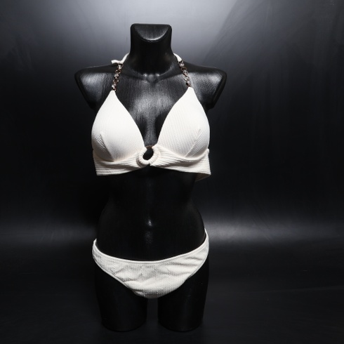 Dámsky set plaviek GORGLITTER s push-up vzorom a retiazkou s kamienkami, bikiny s výstrihom do V,