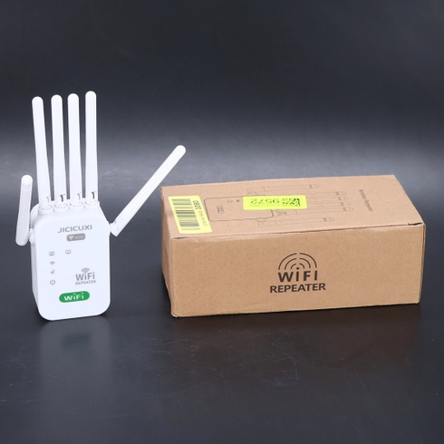 WiFi zosilňovač, WiFi opakovač so 6 anténami, WiFi opakovač pre pokrytie 5 000 m² a 50 zariadení, LAN