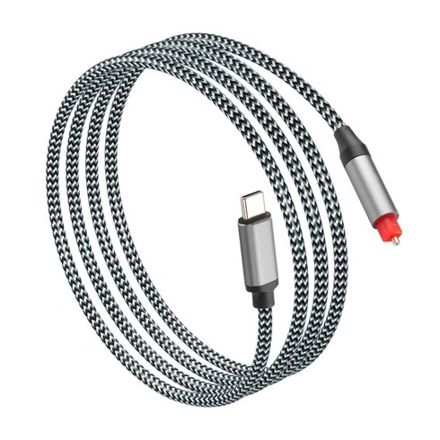 Optický audio kabel CERRXIAN, USB C na 1,5 m, jednosměrný digitální převodník, typ C na SPDIF,