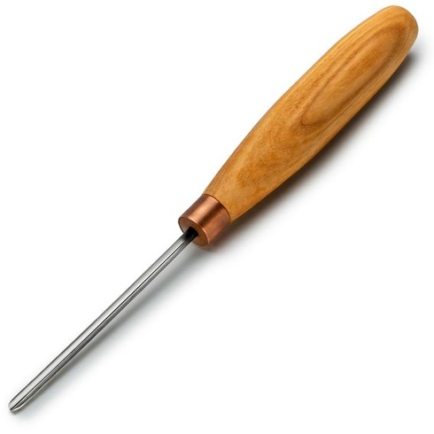 BeaverCraft Wood Carving V Gouge K12/02 - Ručné dláto na drevo - Kompaktný rezbársky nôž pre