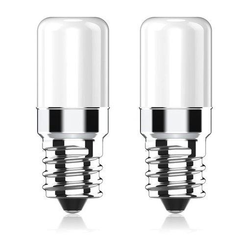 Žárovka do lednice E14 LED žárovky, 2W ekvivalent 20W halogenové žárovky, 170LM, 6000K studená bílá