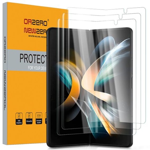 NEWZEROL Sada 3 ochranných fólií na displej kompatibilná s Samsung Galaxy Z Fold 4 5G, [podpora