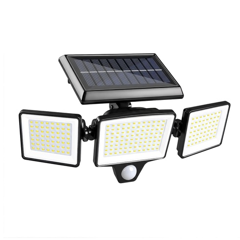 Solární lampa Beuaati černé barvy