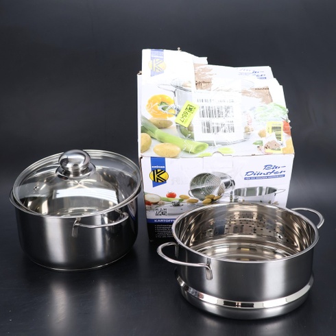 Krüger KEC20 Napařovač brambor / Napařovač biopotravin 20 cm, 2,8 litru