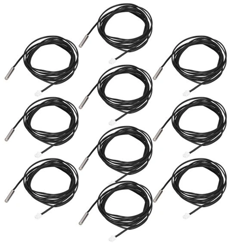 10 kusov teplotných senzorov 5K-100K ohmov -25℃ až 125℃, teplotná sonda NTC, termistorový senzor,