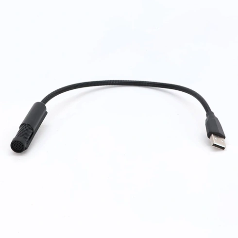 HOTUT USB mikrofón, malý PC mikrofón, mini mikrofón pre PC notebook, všesmerový mikrofón s 360 °